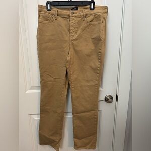 Men's Tan Pants NYDJ Sheri slim. Size 12